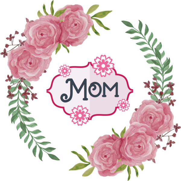 Transparent Mother's Day Wedding Invitation FLOWER FRAME Picture Frame for Super Mom for Mothers Day