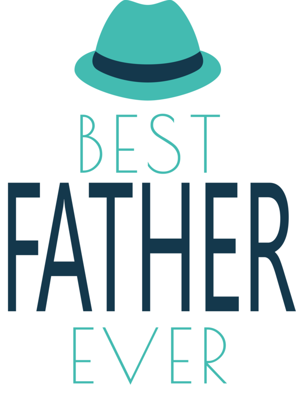 Transparent Father's Day Logo Design Hat for Happy Father's Day for Fathers Day