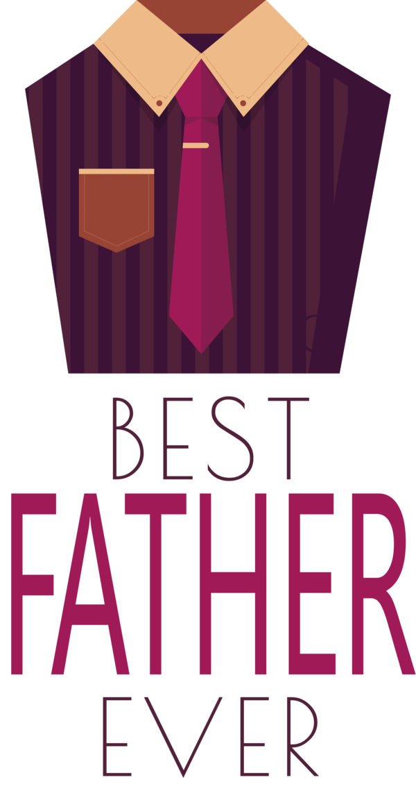 Transparent Father's Day Design Logo Font for Happy Father's Day for Fathers Day