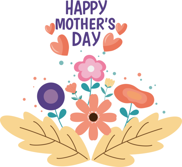 Transparent Mother's Day Drawing Design Cartoon for Happy Mother's Day for Mothers Day