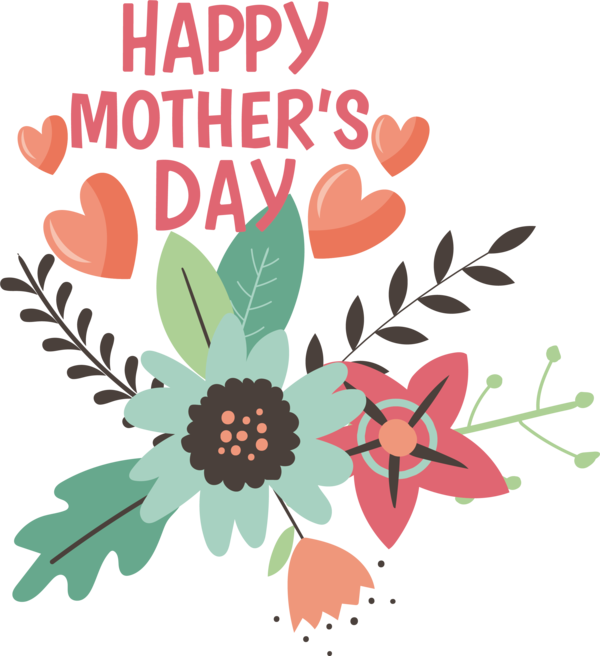 Transparent Mother's Day Clip Art for Fall Design Icon for Happy Mother's Day for Mothers Day