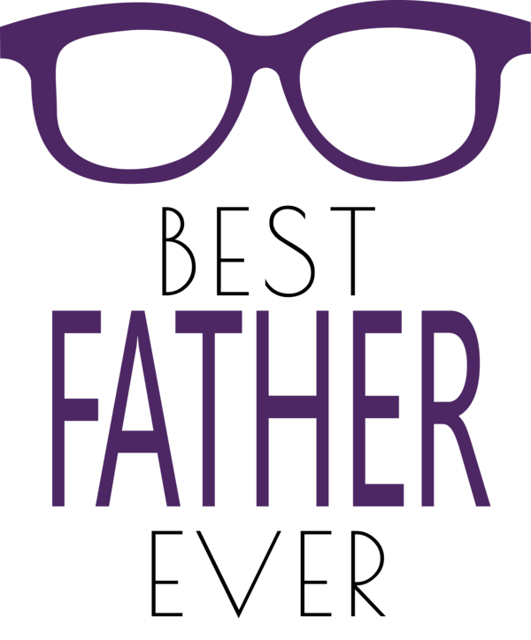 Transparent Father's Day Glasses Sunglasses Cartoon for Happy Father's Day for Fathers Day