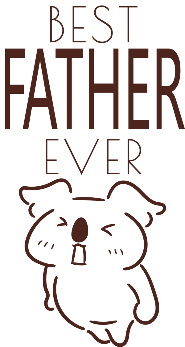 Transparent Father's Day Human Snout for Happy Father's Day for Fathers Day