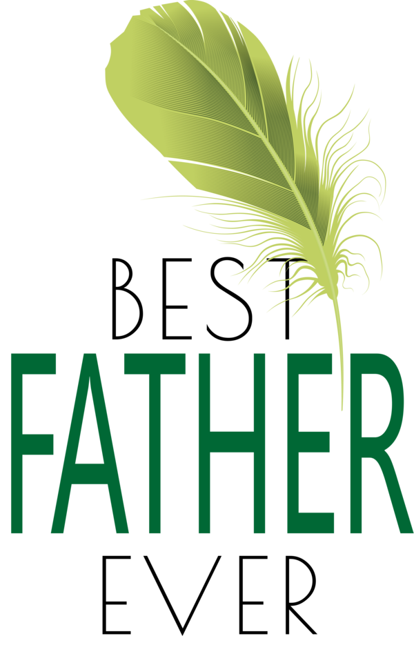 Transparent Father's Day Leaf Logo Design for Happy Father's Day for Fathers Day