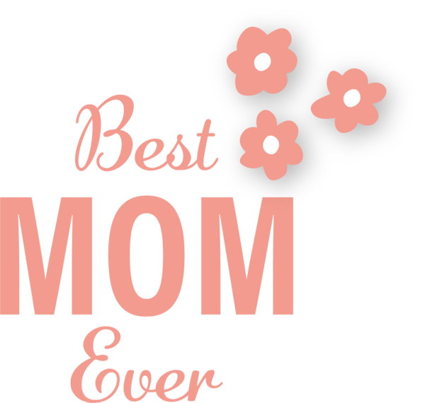Transparent Mother's Day Logo Design Line for Happy Mother's Day for Mothers Day