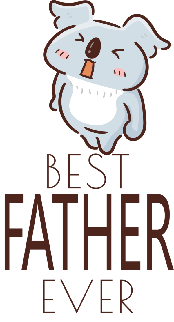 Transparent Father's Day Human Design Snout for Happy Father's Day for Fathers Day