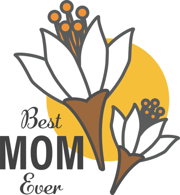 Transparent Mother's Day Christmas Graphics Design Logo for Happy Mother's Day for Mothers Day