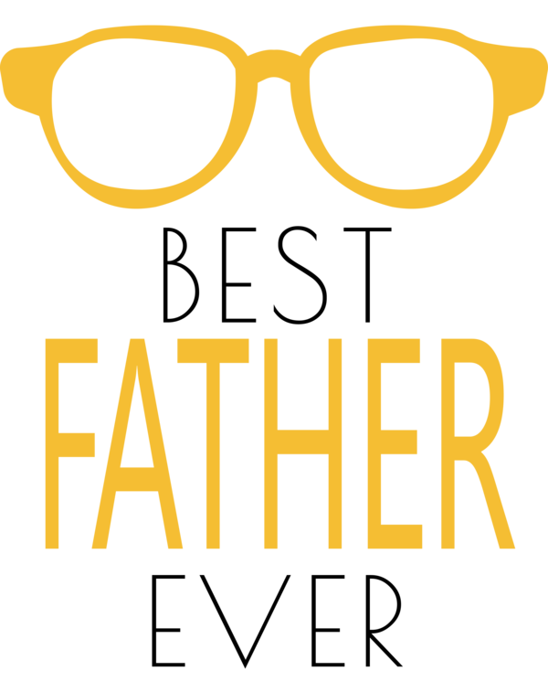 Transparent Father's Day Sunglasses Glasses Eyewear for Happy Father's Day for Fathers Day