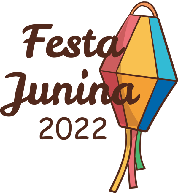 Transparent Festa Junina Logo Design Line for Brazilian Festa Junina for Festa Junina