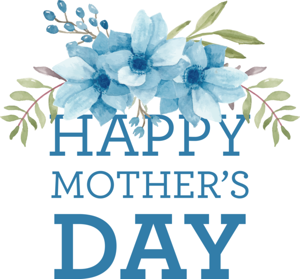 Transparent Mother's Day Floral design Flower Rose for Happy Mother's Day for Mothers Day