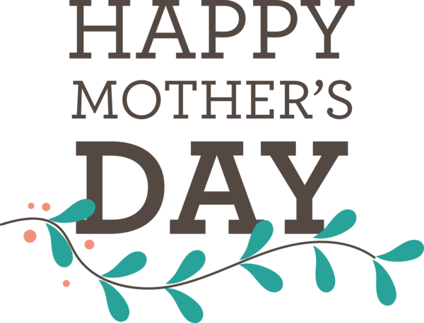 Transparent Mother's Day Design Human Logo for Happy Mother's Day for Mothers Day