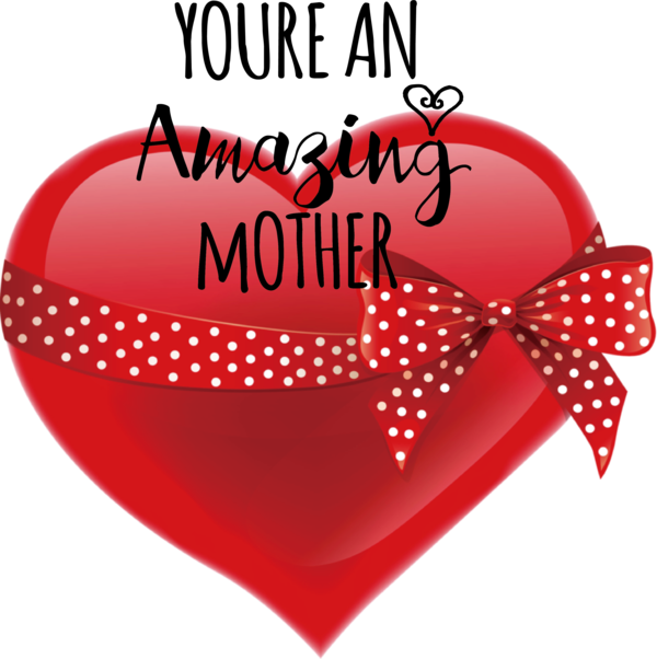 Transparent Mother's Day Transparency Heart Heart for Super Mom for Mothers Day