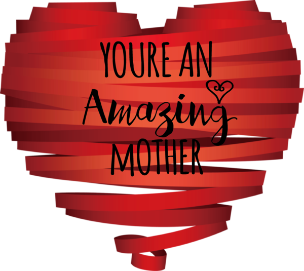 Transparent Mother's Day Logo Font Design for Super Mom for Mothers Day