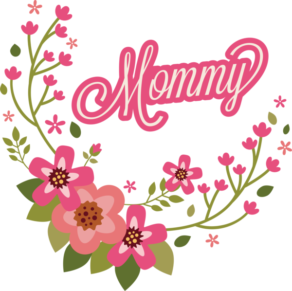 Transparent Mother's Day Clip Art for Fall Drawing Painting for Happy Mother's Day for Mothers Day