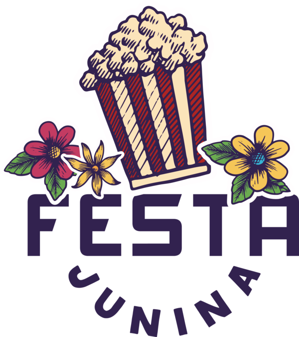Transparent Festa Junina Drawing Design Logo for Brazilian Festa Junina for Festa Junina