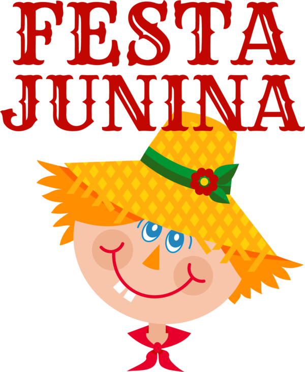 Transparent Festa Junina Line Text Happiness for Brazilian Festa Junina for Festa Junina