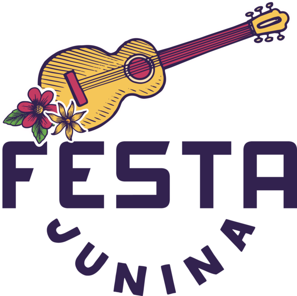 Transparent Festa Junina Guitar Accessory Logo Guitar for Brazilian Festa Junina for Festa Junina