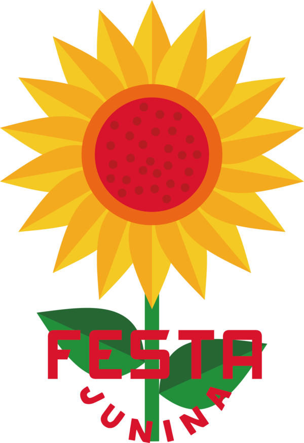 Transparent Festa Junina Cornflower Logo Flower for Brazilian Festa Junina for Festa Junina
