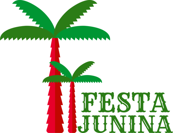 Transparent Festa Junina Leaf Plant stem Line for Brazilian Festa Junina for Festa Junina