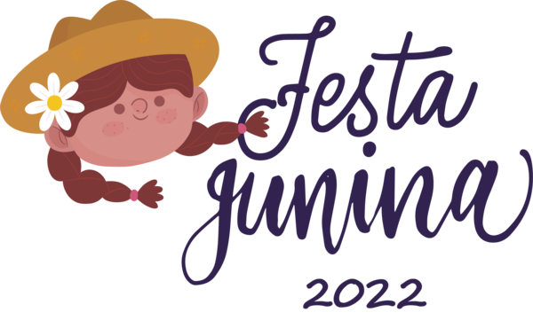 Transparent Festa Junina Human Logo Cartoon for Brazilian Festa Junina for Festa Junina