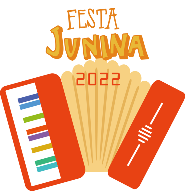 Transparent Festa Junina Logo Color Yellow for Brazilian Festa Junina for Festa Junina