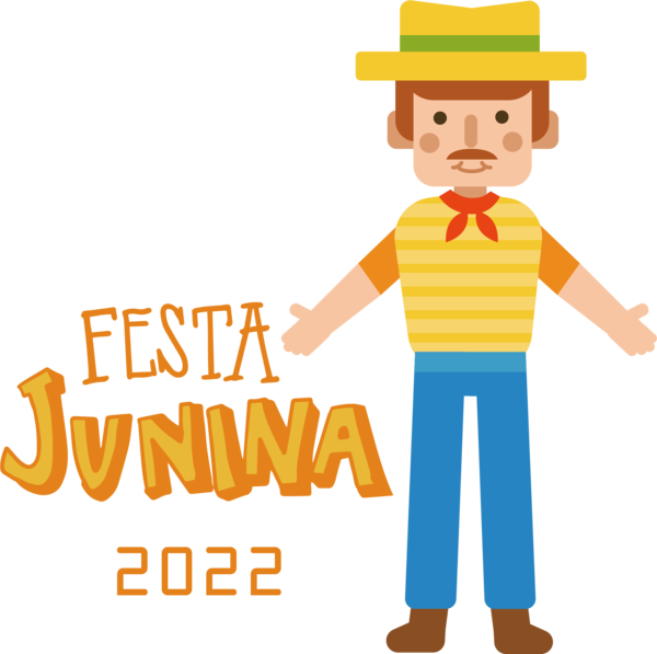 Transparent Festa Junina Human Clothing Cartoon for Brazilian Festa Junina for Festa Junina