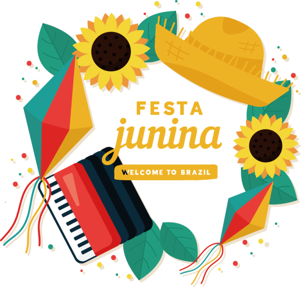 Transparent Festa Junina Kaen Gastrobar  Floral design for Brazilian Festa Junina for Festa Junina