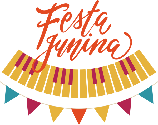 Transparent Festa Junina Design Logo Line for Brazilian Festa Junina for Festa Junina