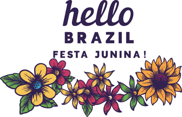 Transparent Festa Junina Squab Vegetarian cuisine Floral design for Brazilian Festa Junina for Festa Junina