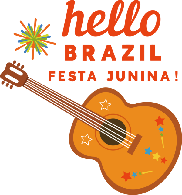 Transparent Festa Junina String Instrument Guitar Accessory Acoustic Guitar for Brazilian Festa Junina for Festa Junina