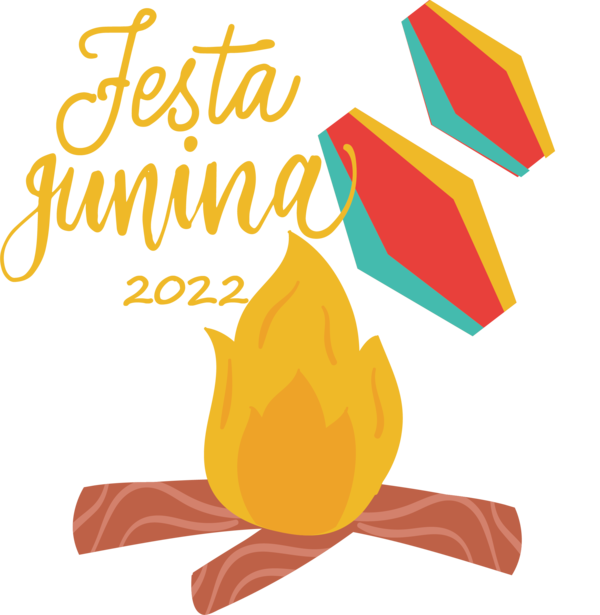 Transparent Festa Junina Flower Logo Yellow for Brazilian Festa Junina for Festa Junina