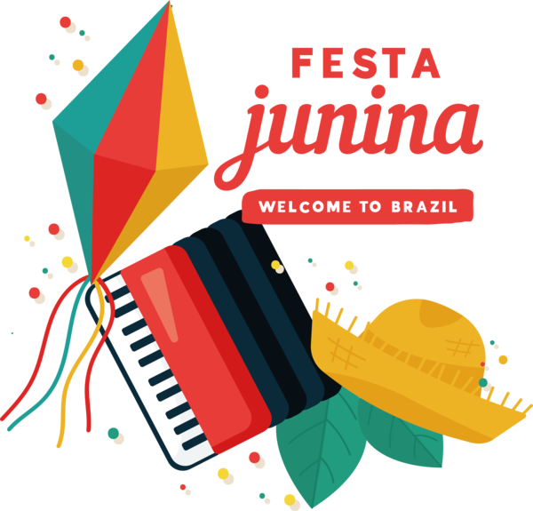 Transparent Festa Junina Line Logo BRAND.M for Brazilian Festa Junina for Festa Junina