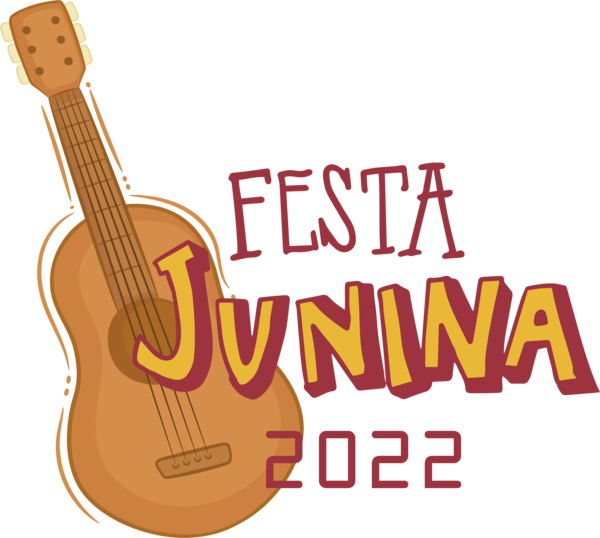 Transparent Festa Junina Acoustic Guitar String Instrument Electric Guitar for Brazilian Festa Junina for Festa Junina