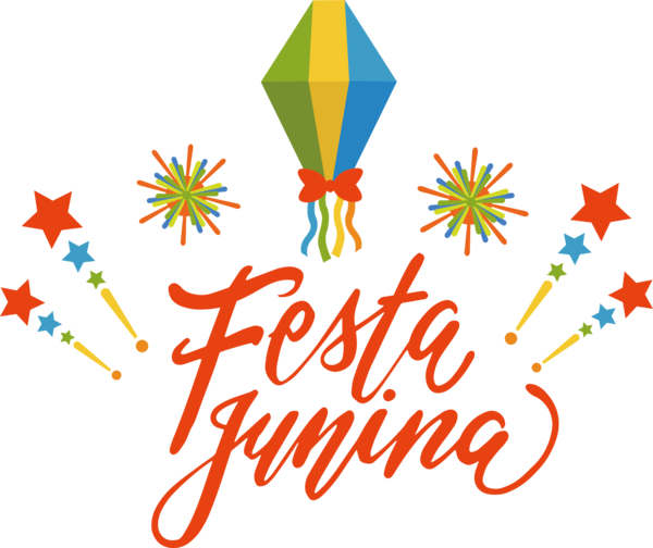 Transparent Festa Junina Leaf Design Logo for Brazilian Festa Junina for Festa Junina