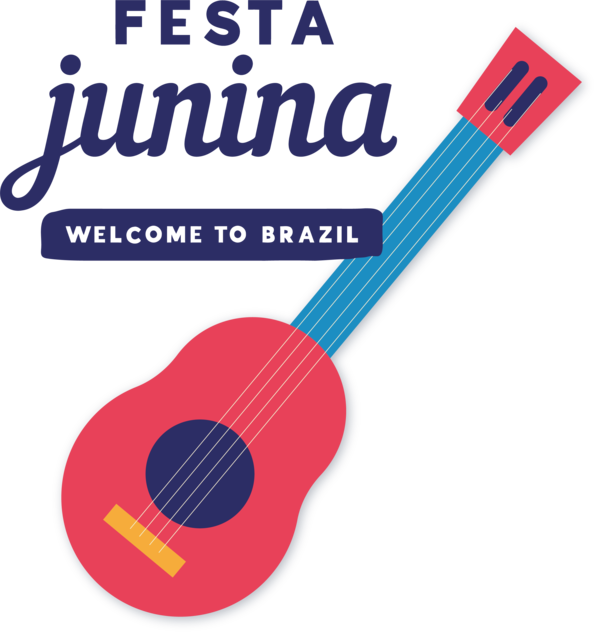 Transparent Festa Junina Electronics Accessory Design String Instrument for Brazilian Festa Junina for Festa Junina