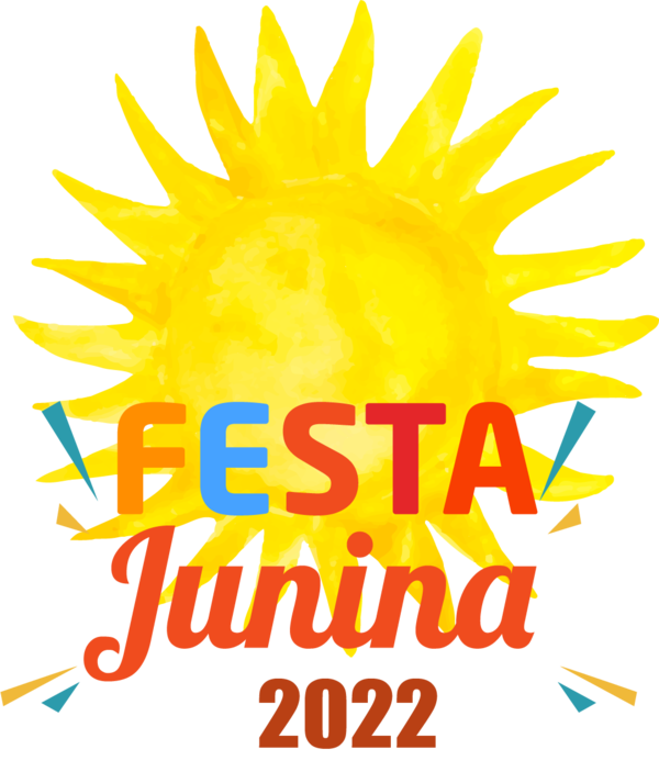 Transparent Festa Junina Flower Logo Sunflower seed for Brazilian Festa Junina for Festa Junina