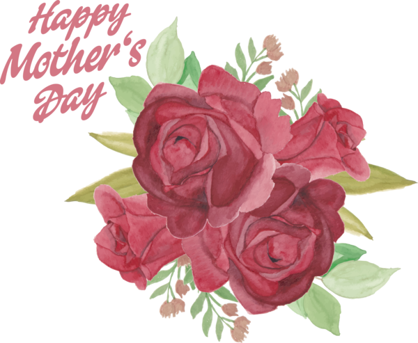 Transparent holidays Flower bouquet Floral design Flower for Mothers Day for Holidays