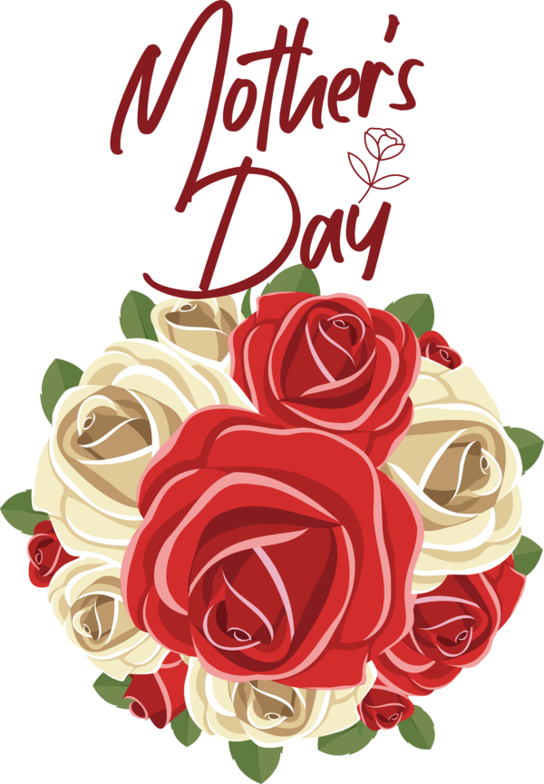 Transparent holidays Black rose Rose Flower for Mothers Day for Holidays