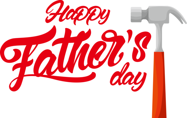 Transparent Father's Day Logo Line Mathematics for Happy Father's Day for Fathers Day