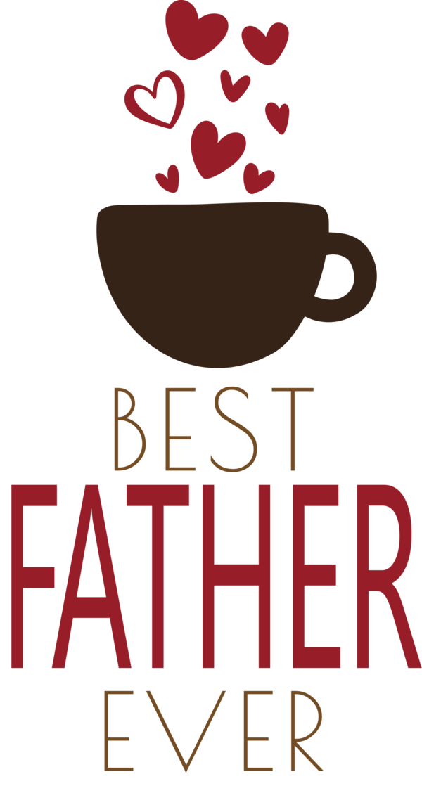 Transparent Father's Day Logo Line Design for Happy Father's Day for Fathers Day