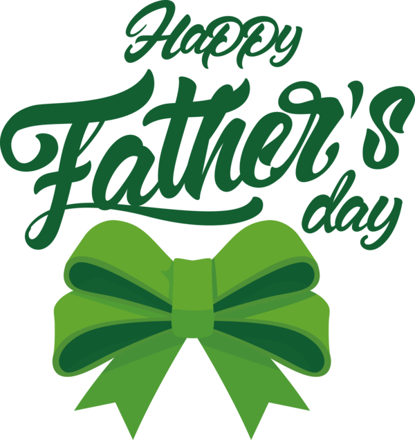 Transparent Father's Day Logo Leaf Symbol for Happy Father's Day for Fathers Day