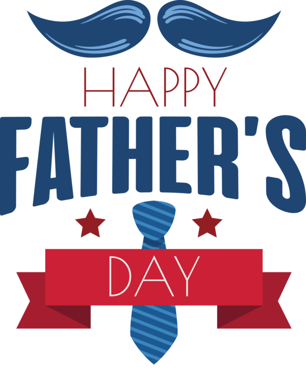 Transparent Father's Day Design Logo Sugar for Happy Father's Day for Fathers Day