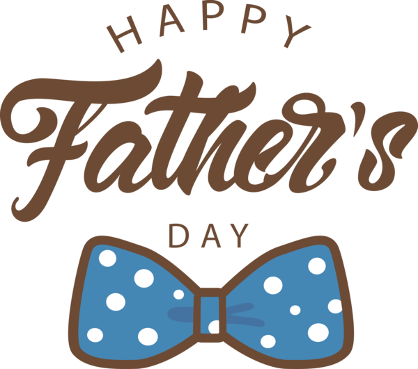 Transparent Father's Day Design Logo Line for Happy Father's Day for Fathers Day