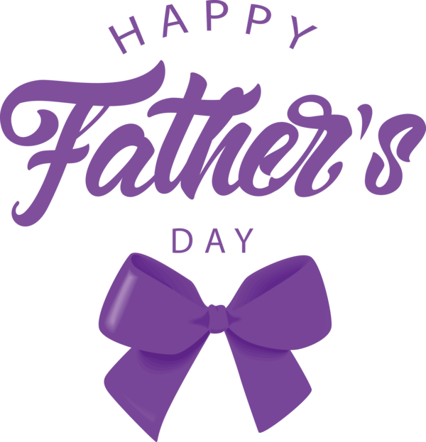 Transparent Father's Day Logo Line for Happy Father's Day for Fathers Day