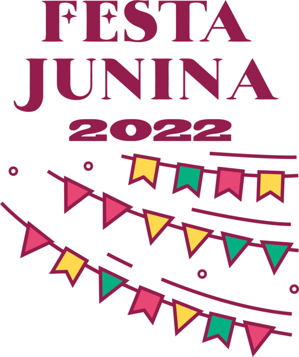 Transparent Festa Junina Design Abstract art Drawing for Brazilian Festa Junina for Festa Junina