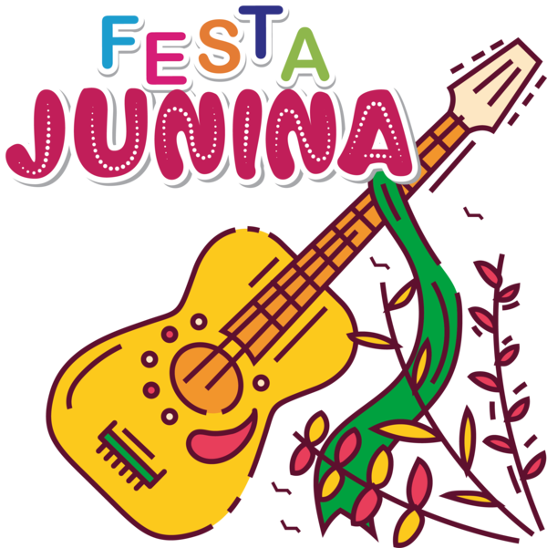Transparent Festa Junina Guitar Accessory Guitar Acoustic Guitar for Brazilian Festa Junina for Festa Junina
