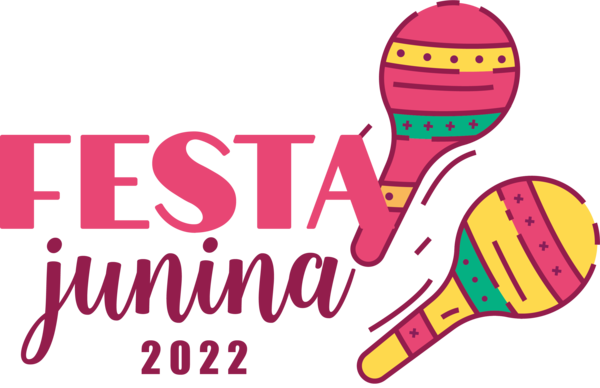 Transparent Festa Junina Logo Design Line for Brazilian Festa Junina for Festa Junina