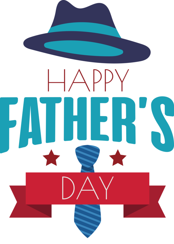 Transparent Father's Day Design Hat Logo for Happy Father's Day for Fathers Day