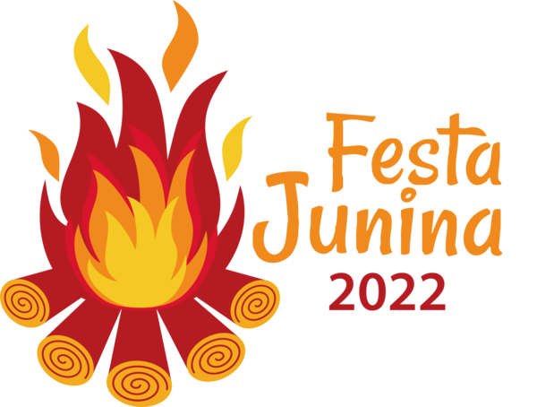 Transparent Festa Junina Flower Logo Design for Brazilian Festa Junina for Festa Junina