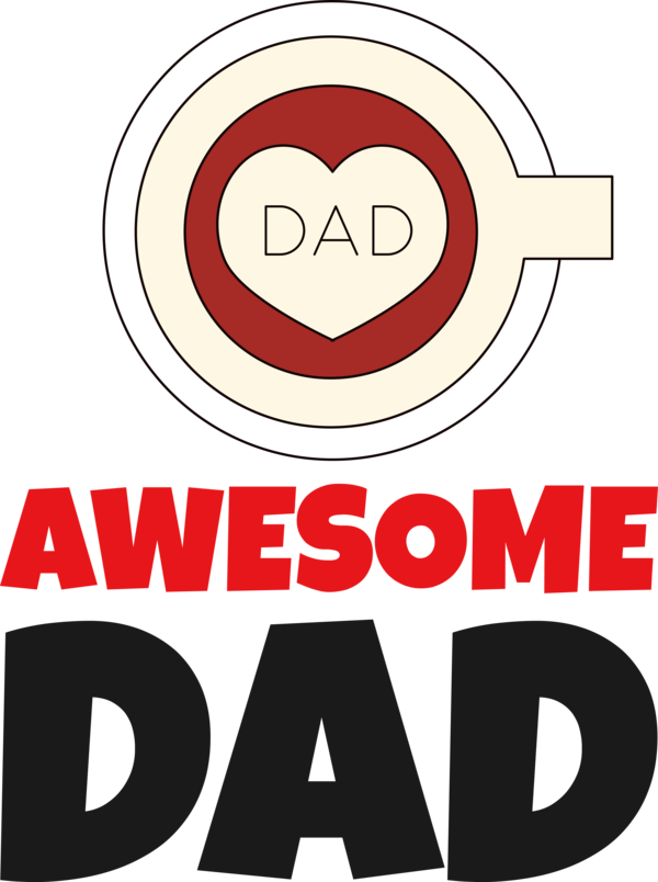 Transparent Father's Day Logo Line São Paulo Research Foundation for Happy Father's Day for Fathers Day